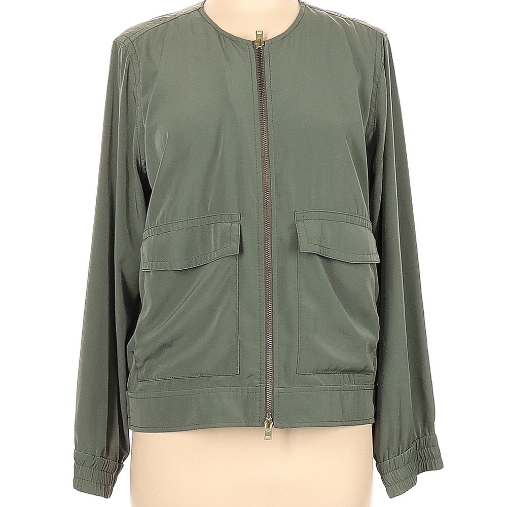 Jcrew Army Green Bomber Jacket sz M